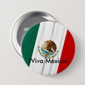 Bandera de México Ronde Button 7,6 Cm (Voorkant /achterkant)