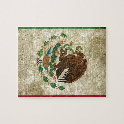 Bandera de México - Vlag van Mexico Legpuzzel (Horizontaal)