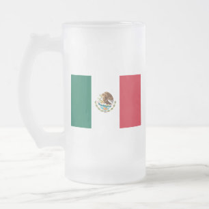 Bandera de México - Vlag van Mexico - Mexicaanse  Matglas Bierpul