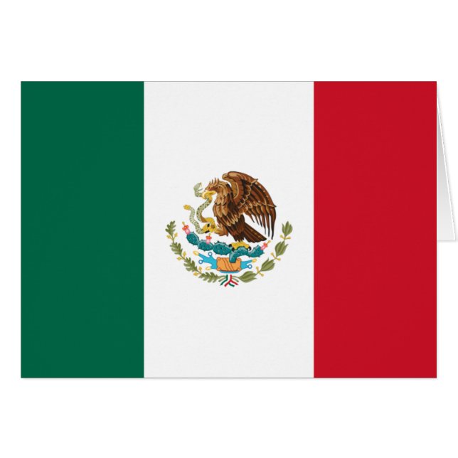 Bandera de México - Vlag van Mexico - Mexicaanse v (Voorkant Horizontaal)
