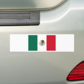 Bandera de México - Vlag van Mexico - Mexicaanse v Bumpersticker (Op auto)