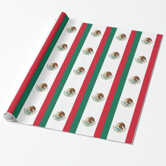 Bandera de México - Vlag van Mexico - Mexicaanse v Cadeaupapier (Uitgerold)
