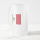 Bandera de México - Vlag van Mexico - Mexicaanse v Matglas Bierpul (Voorkant links)