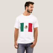 Bandera de México - Vlag van Mexico - Mexicaanse v T-shirt (Voorkant volledig)