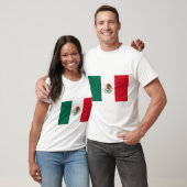 Bandera de México - Vlag van Mexico - Mexicaanse v T-shirt (Unisex)