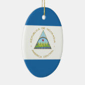 Bandera de Nicaragua Keramisch Ornament (Rechts)