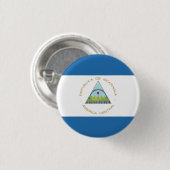 Bandera de Nicaragua Ronde Button 3,2 Cm (Voorkant /achterkant)