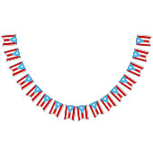 Bandera de Puerto Rico Azul Celeste Vlaggetjes (Alle)