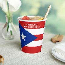 Bandera de Puerto Rico Verjaardagsfeestje