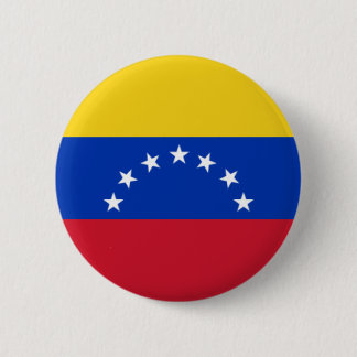 Bandera de Venezuela, 7 Estrellas Ronde Button 5,7 Cm