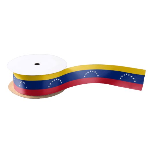 Bandera de Venezuela - vlag van Venezuela Satijnen Lint (Spoel)