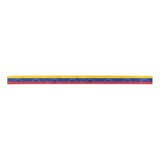 Bandera de Venezuela - vlag van Venezuela Satijnen Lint (Voorkant)