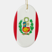 Bandera del Perú - vlag van Peru Keramisch Ornament (Rechts)