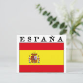 Bandera Española Briefkaart (Staand voorkant)