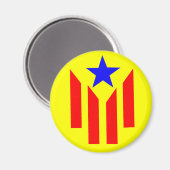 Bandera Estelada Catalana Magneet (Voorkant / Achterkant)