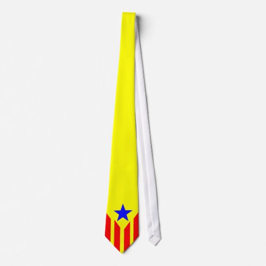 Bandera Estelada Catalana Stropdas (Voorkant)