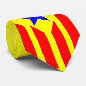 Bandera Estelada Catalana Stropdas (Opgerold)