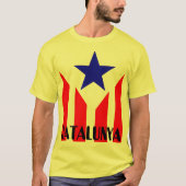 Bandera Estelada Catalana T-shirt (Voorkant)