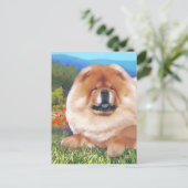 BANDERA heARTdog chow briefkaart (Staand voorkant)