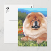 BANDERA heARTdog chow briefkaart (Voorkant / Achterkant)