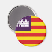 Bandera Islas Baleares - Flag Balearen Magneet (Voorkant / Achterkant)