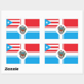 Bandera Pitirre-Puerto Rico Flag Sticker (Vel)