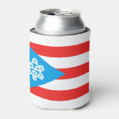 Bandera PR Sol Taino Blikjeskoeler (Blikje Voorkant)