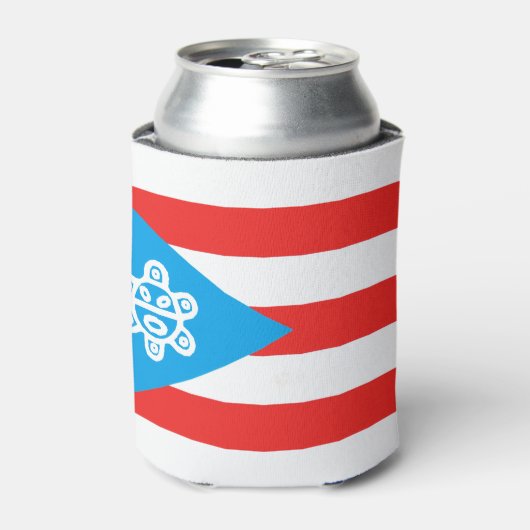 Bandera PR Sol Taino Blikjeskoeler (Blikje Voorkant)