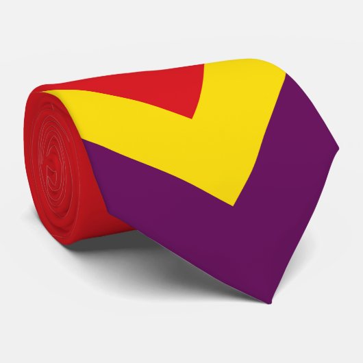 Bandera república española stropdas (Opgerold)