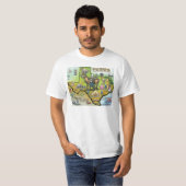 Bandera TEXAS Map T-shirt (Voorkant volledig)