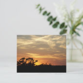 Bandera Texas Sunset Briefkaart (Staand voorkant)