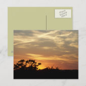 Bandera Texas Sunset Briefkaart (Voorkant / Achterkant)