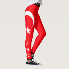 Bandera turquía leggings