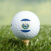 Bandera van El Salvador Golfballen (Insitu Shirt)