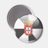 Bandera y escudo de Ceuta Magneet (Voorkant / Achterkant)