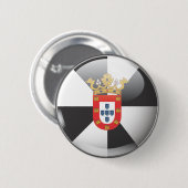 Bandera y escudo de Ceuta Ronde Button 5,7 Cm (Voorkant /achterkant)