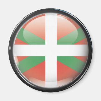 Bandera y escudo de Euskadi Magneet