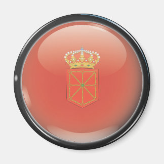 Bandera y escudo de Navarra Magneet