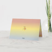 Banderas Bay Birthday Sunset 1738 Kaart (Achterkant)