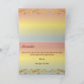 Banderas Bay Birthday Sunset 1738 Kaart (Binnen)