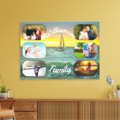 Banderas Bay Family Sunset 0884 Art Canvas Afdruk (Insitu (Woonkamer))