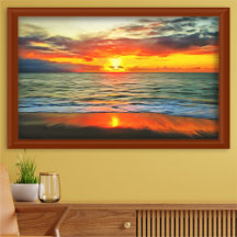 Banderas Bay Sunset 1738 Art Print