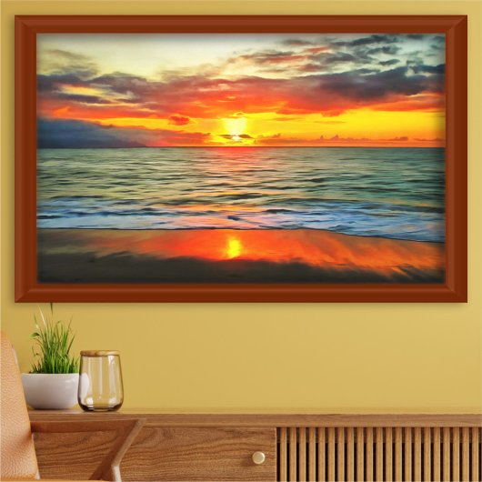 Banderas Bay Sunset 1738 Art Print