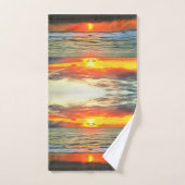 Banderas Bay Sunset 1738 Badhanddoek Set Bad Handdoek (Handdoek)