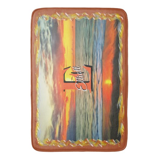 Banderas Bay Sunset 1738 Badmat (Voorkant Verticaal)