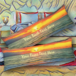 Banderas Bay Sunset 1738 Lichaamskussen