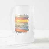 Banderas Bay Sunset 1738 Matglas Bierpul (Voorkant links)