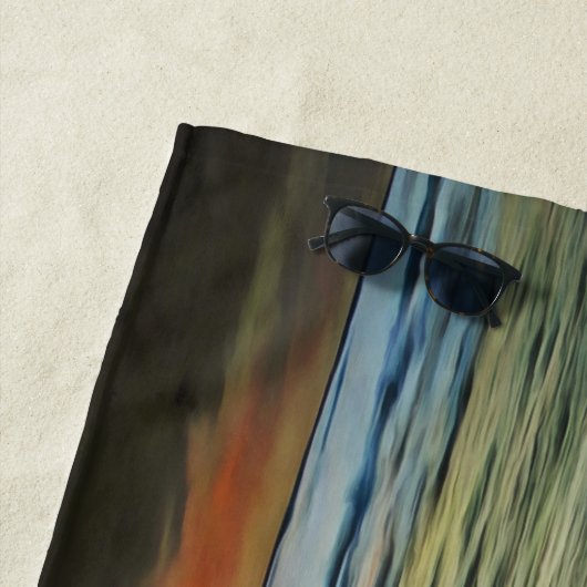 Banderas Bay Sunset 1738 Strandlaken (In situ)