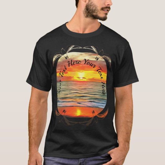 Banderas Bay Sunset 1738 T-shirt (Voorkant)