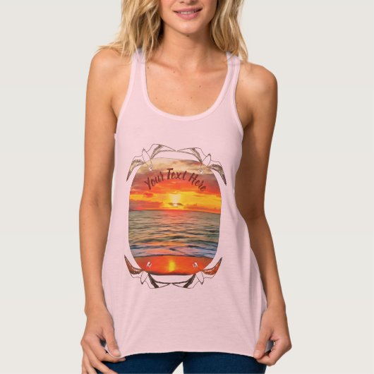 Banderas Bay Sunset 1738 Tanktop (Voorkant)